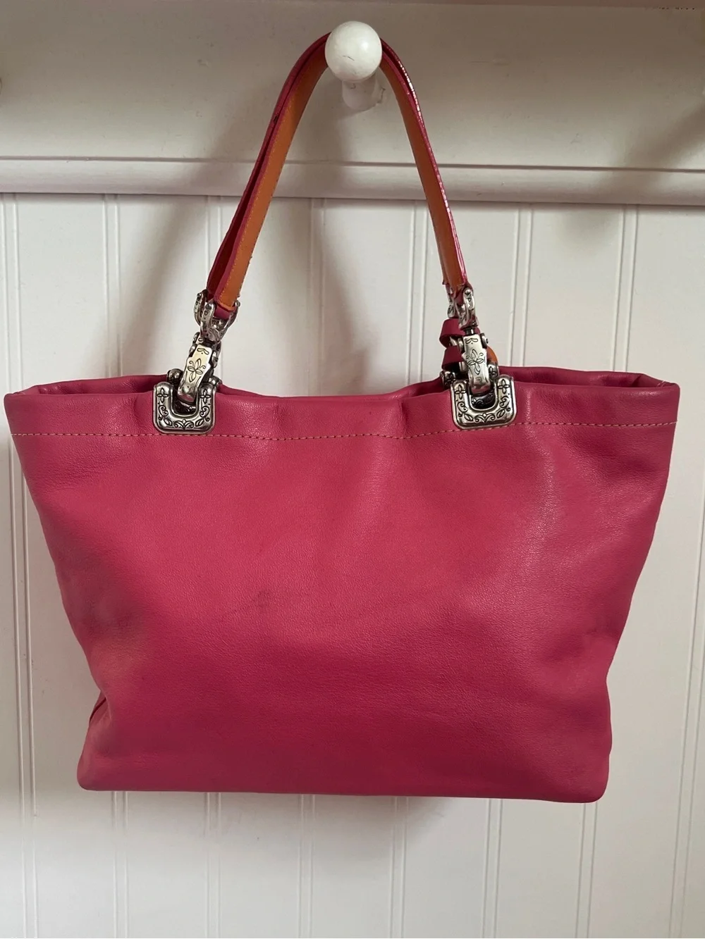Vintage Brighton Jodi Reversible Heart & Tapestry Tote Bag